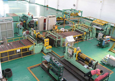 Culvert corrugated board production line