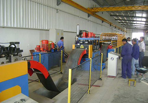 Sanbo high-speed guardrail board cold bending production equipment